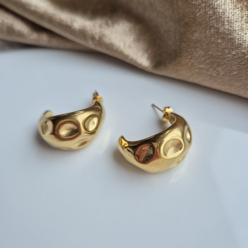 Big teardrop studs (ook in zilverkleurig rvs)